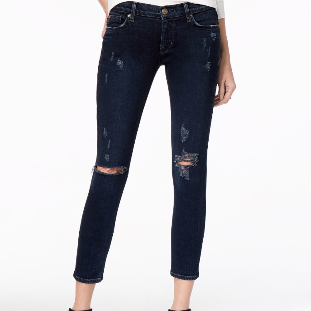 Hudson ripped skinny jeans